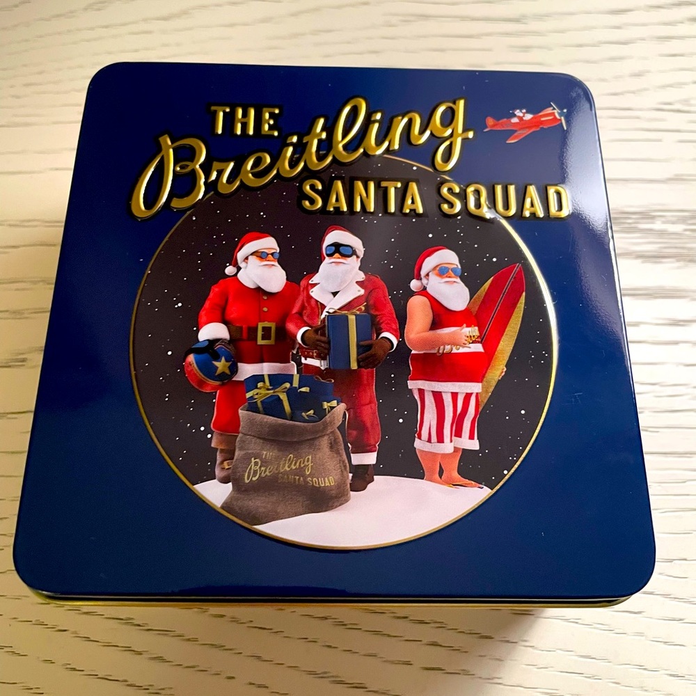 Breitling Tin Santa Squad Box